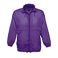 UNISEX WATER REPELLENT WINDBREAKER SURF, DARK PURPLE, XXL