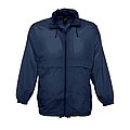 UNISEX WATER REPELLENT WINDBREAKER SURF, NAVY, XXL
