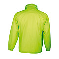 UNISEX WATER REPELLENT WINDBREAKER SURF, NEON LIME, L