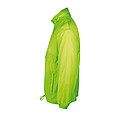 UNISEX WATER REPELLENT WINDBREAKER SURF, NEON LIME, L