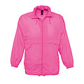 UNISEX WATER REPELLENT WINDBREAKER SURF, NEON PINK 2, L