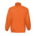 UNISEX WATER REPELLENT WINDBREAKER SURF, ORANGE, XXL