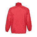 UNISEX WATER REPELLENT WINDBREAKER SURF, RED, L
