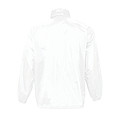 UNISEX WATER REPELLENT WINDBREAKER SURF, WHITE, L