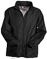 Unisex waterproof jacket PAYPER WIND, black, S