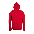 UNISEX ZIP HOODIE STONE, RED, L