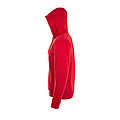 UNISEX ZIP HOODIE STONE, RED, L