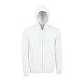 UNISEX ZIP HOODIE STONE, WHITE, 3XL