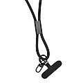 Universal phone lanyard, black