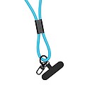 Universal phone lanyard, blue