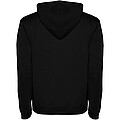 Urban kids hoodie, black with grey details, 5/6 years