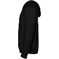 Urban kids hoodie, black with grey details, 5/6 years