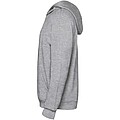 Urban kids hoodie, grey with black details, 3/4 years