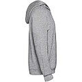 Urban kids hoodie, grey with black details, 3/4 years