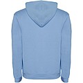 Urban kids hoodie, light blue with white details, 3/4 years