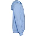 Urban kids hoodie, light blue with white details, 3/4 years