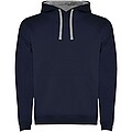 Urban kids hoodie, navy with grey details, 3/4 years