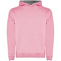 Urban kids hoodie, pink with grey details, 3/4 years