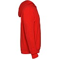 Urban kids hoodie, red with black details, 5/6 years