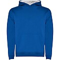Urban kids hoodie, roayl blue with white details, 3/4 years