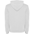 Urban kids hoodie, white with blue details, 3/4 years