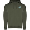 Urban mens hoodie, khaki, XS