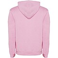 Urban mens hoodie, pink with grey details, XS