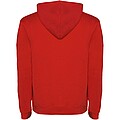 Urban mens hoodie, red with black details, XS