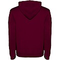 Urban mens hoodie, wine with grey details, XS