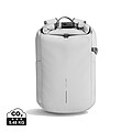 Urban Water Resistant Anti-theft Backpack, off white, grey