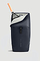 Urban Water Resistant Flap-top Backpack, navy, black