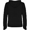 Urban womens hoodie, black with grey details, S