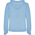Urban womens hoodie, light blue with white details, S