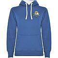 Urban womens hoodie, royal blue with white details, S