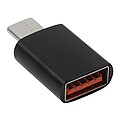 USB adapter plug, black