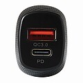 USB Car charger 20W, black