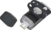 USB-charged COB bicycle light.