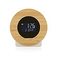Utah RCS rplastic and FSC® bamboo LCD desk clock