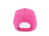 Uv protection cap, fuchsia+white