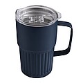 Vacuum drink mug, navy blue