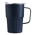 Vacuum drink mug, navy blue
