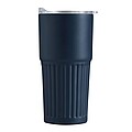 Vacuum drink mug, navy blue