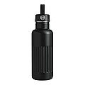 Vacuum drinking bottle, black
