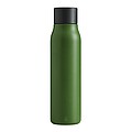 Vacuum drinking bottle, green