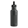Vacuum drinking bottle, grey