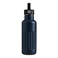 Vacuum drinking bottle, navy blue