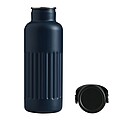 Vacuum drinking bottle, navy blue