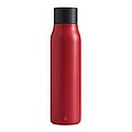 Vacuum drinking bottle, red