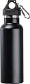 Vacuum flask, matt, 750ml with carabiner, black