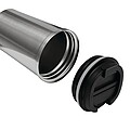 Vacuum insulated drinking bottle 350 ml, silver